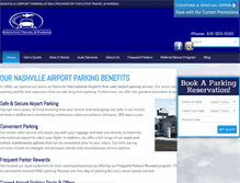 Tablet Screenshot of executivetravelandparking.com